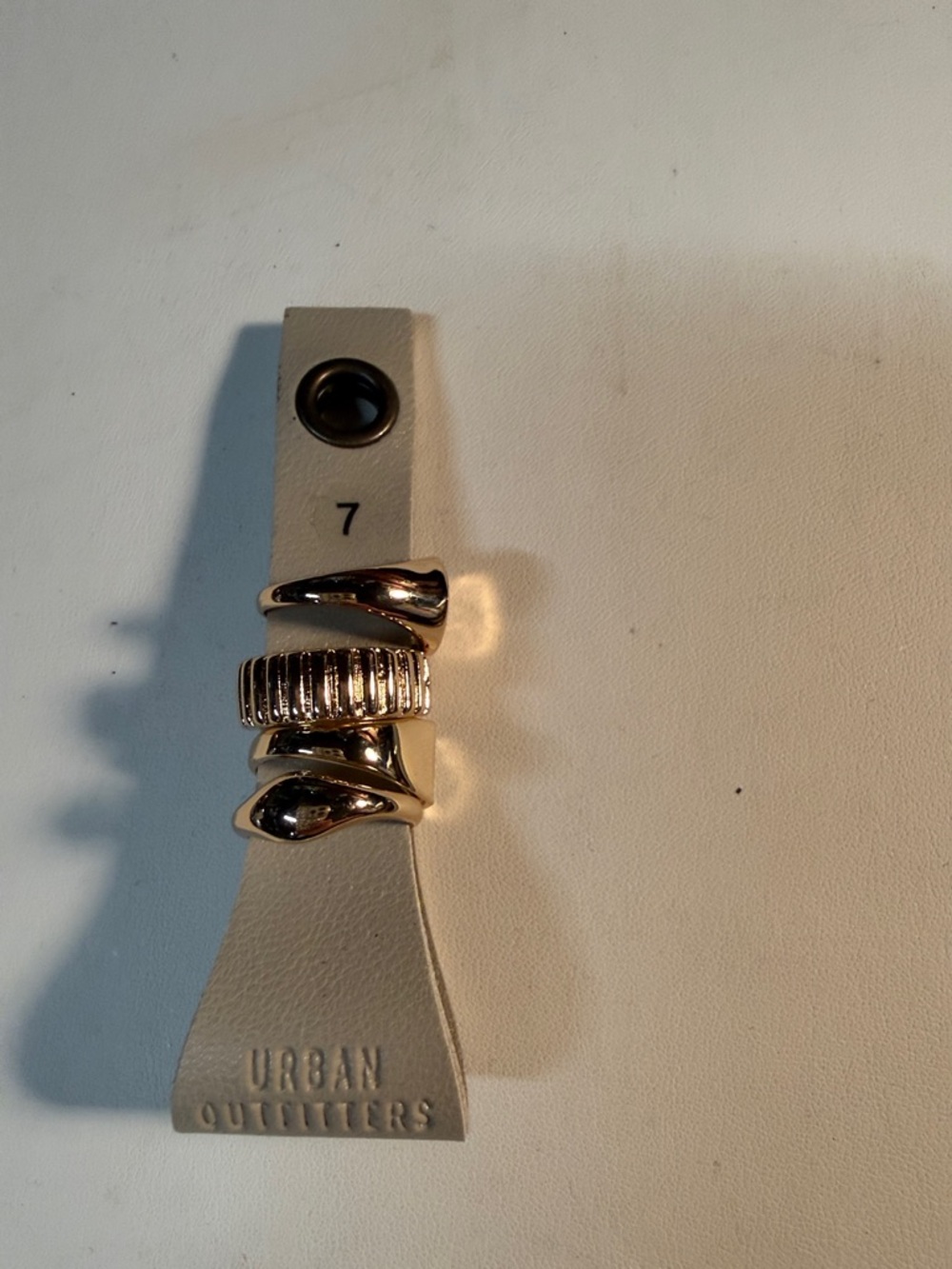 Urban Outfitters Gold-Tone Stacking Rings (Set of 3)